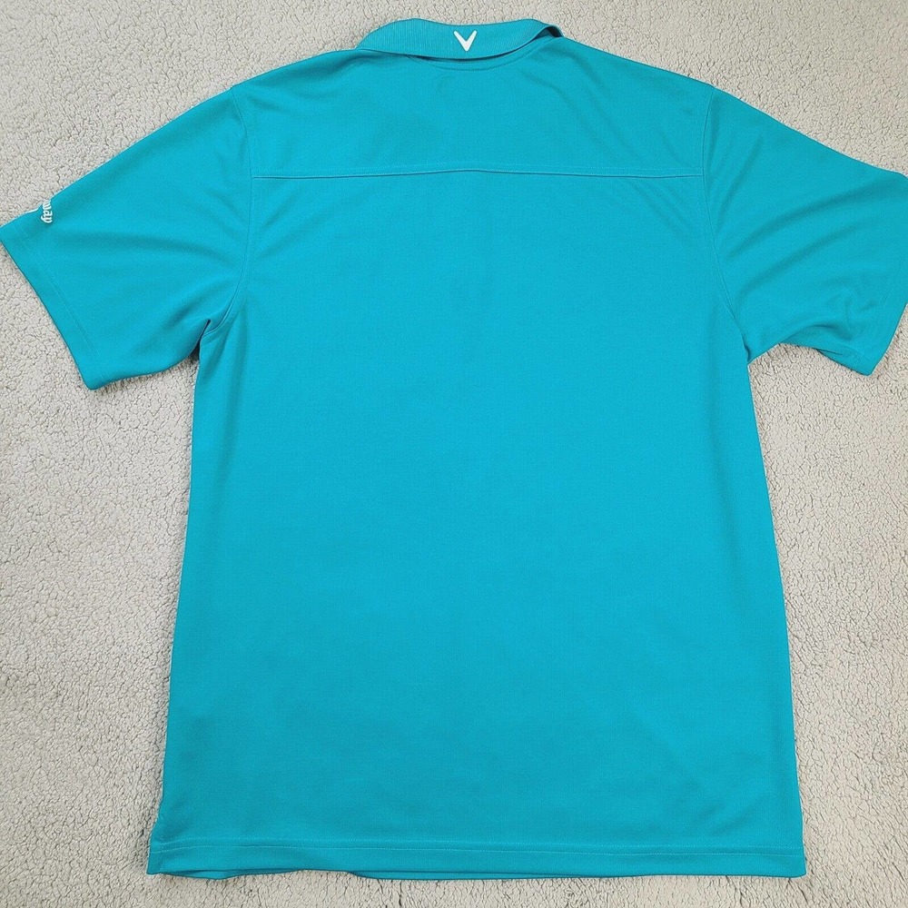 Callaway Golf Polo Shirt Men's XL Blue Teal Opti-Dri Weston Hills Country Club - Picture 8 of 12